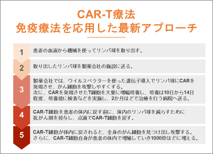 CAR-T療法 免疫療法を応用した最新アプローチ